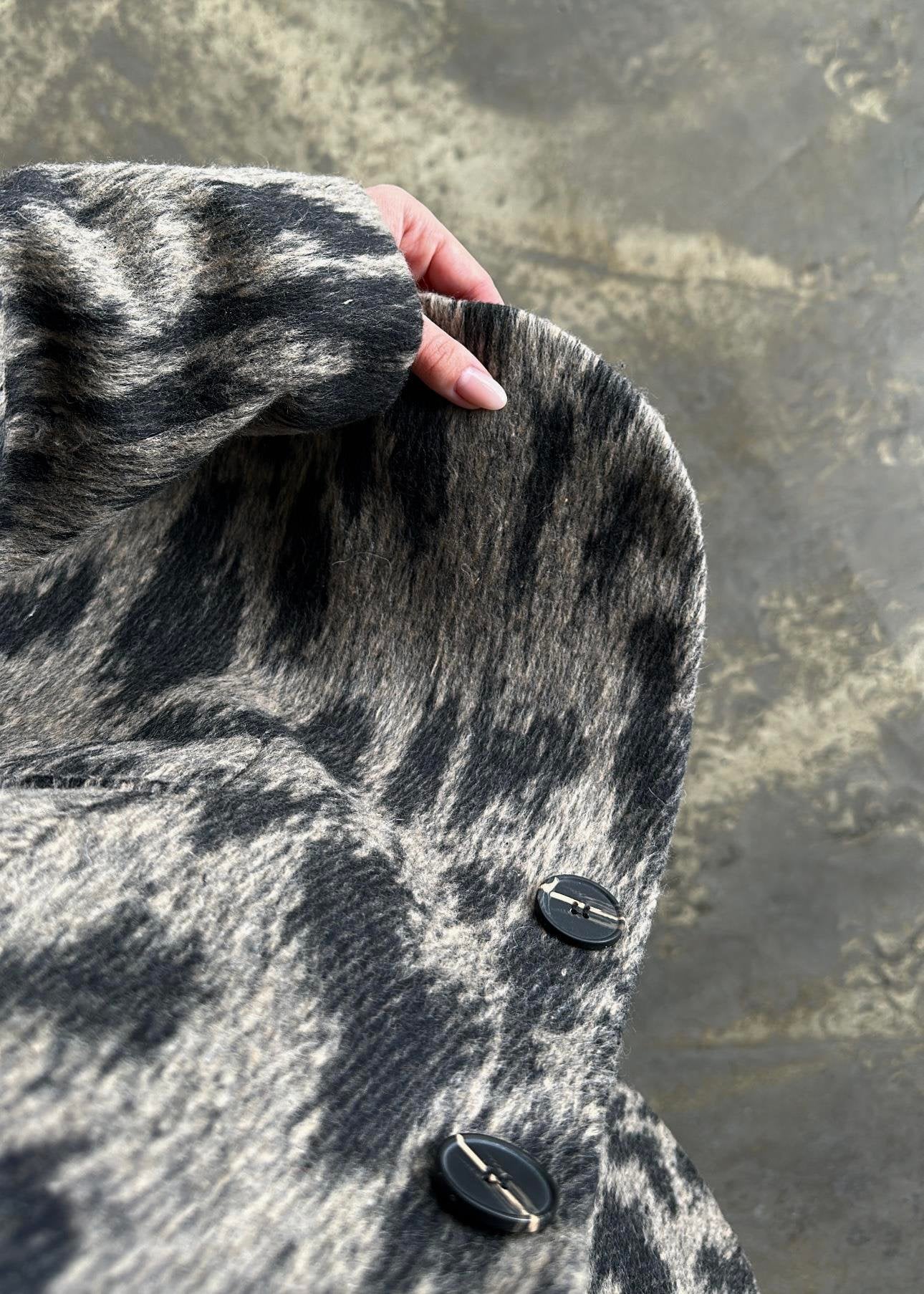 Leopar Sakallı Blazer Ceket RENKLİ